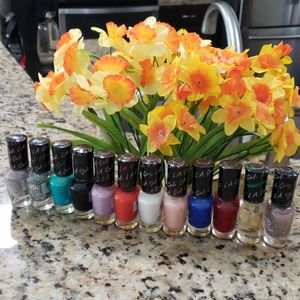 12 LA GIRL COLOR POP POLISH